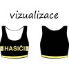 vizualizace dámská podprsenka ušité