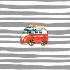 Dětský panel - Plážové autíčko 50x50
