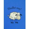 Dětský panel - Ovečka_Sladké sny 45x60cm MODRÁ