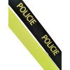 Guma 4cm Tisk Policie - černá, neon žlutý rub