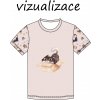 vizualizace pánské a dětské tričko