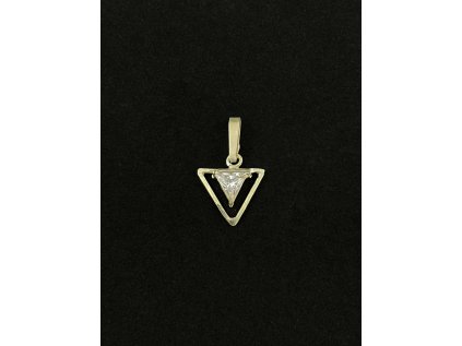 Zlatý přívěsek trojúhelník