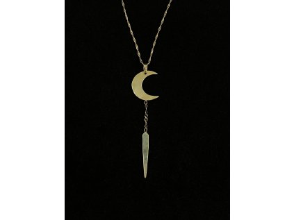 Zlatý přívěsek měsíc