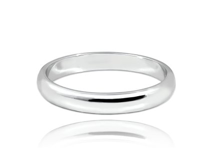 + Stříbrný snubní prsten 3.5 mm - vel. 56