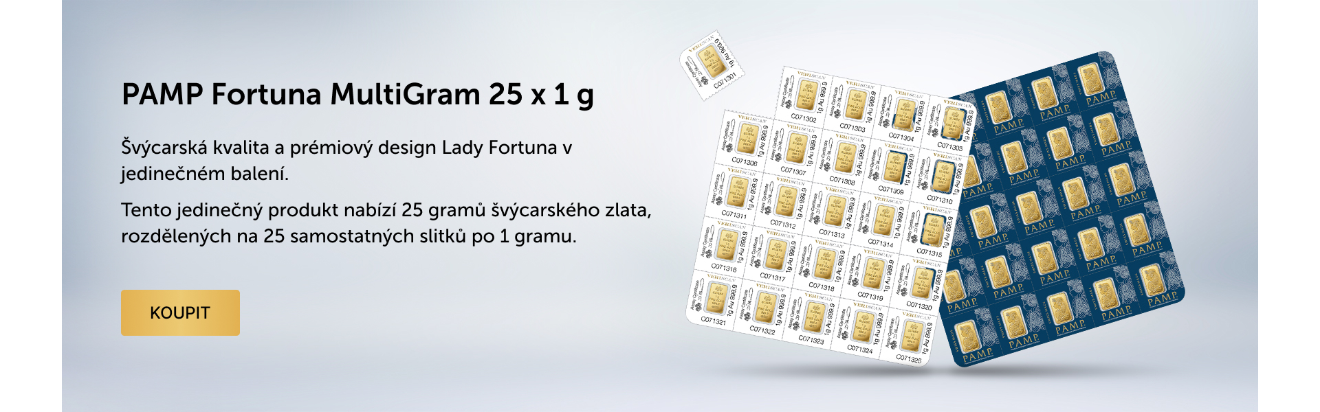 PAMP Fortuna MultiGram 25 x 1 g