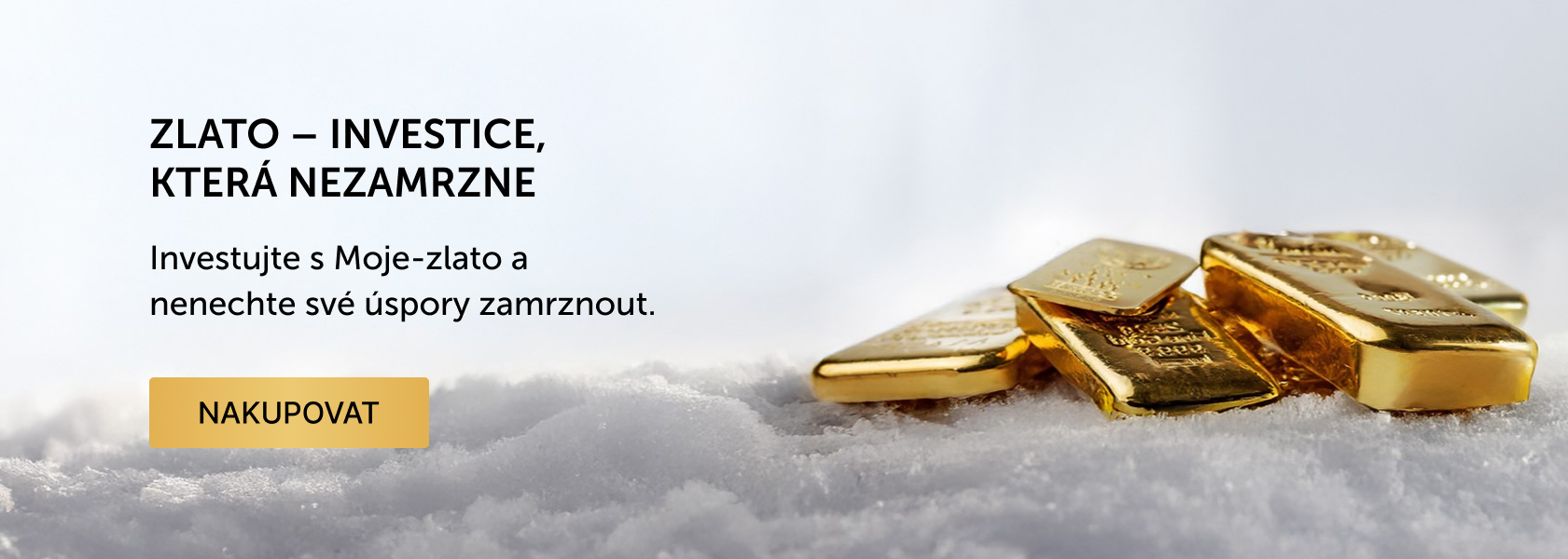 Investujte s Moje-zlato a nenechte své úspory zamrznout