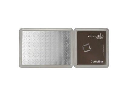 100 x 1g combibar silver valcambi 1