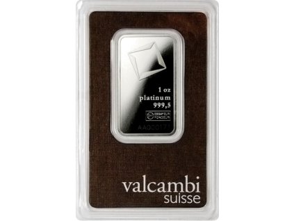 1 oz platinum bar valcambi