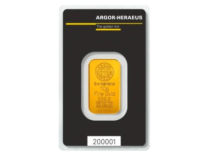 10g gold bar argor heraeus 1