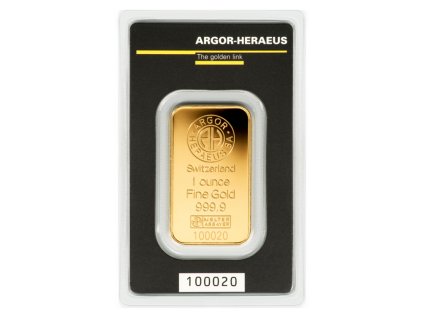 Argor-Heraeus zlatý slitek 1oz
