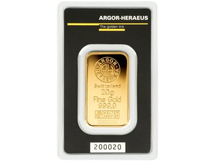 20g gold bar argor heraeus 1