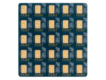 25 x 1g pamp multigram gold bar 1