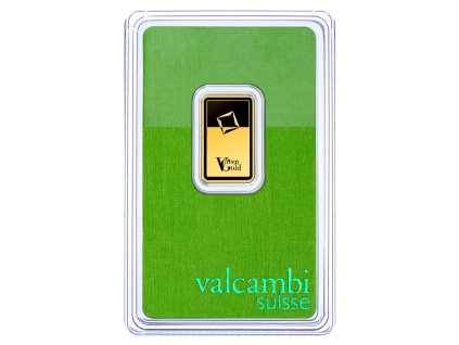 Valcambi zlatý slitek Green 5 g