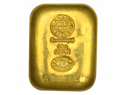 Argor-Heraeus zlatý slitek 50 g GD