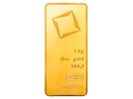 Valcambi ražený zlatý slitek 1000 g