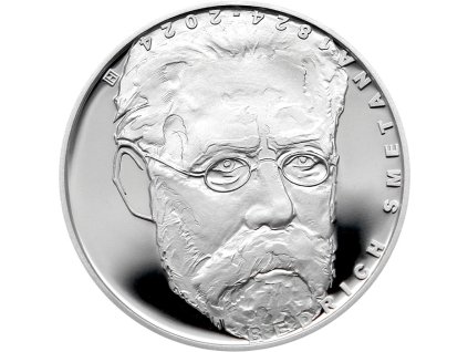 Stříbrná mince 200 Kč Bedřich Smetana Proof