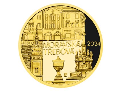 zlata mince cnb 5 000 kc moravska trebova proof 1 1.v3906