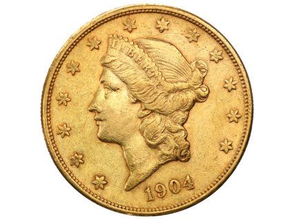4236 20 dollar double eagle liberty head gold 1850 1907