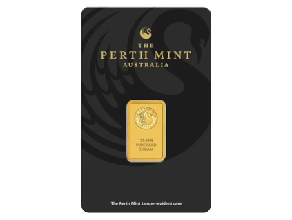 5g gold bar perth mint with certificate 1