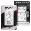 100g silver bar nadir metal rafineri minted 1