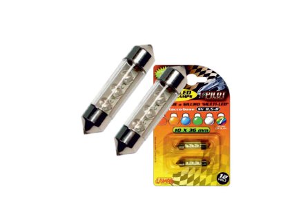 LED žiarovka SULFIT C5W modrá