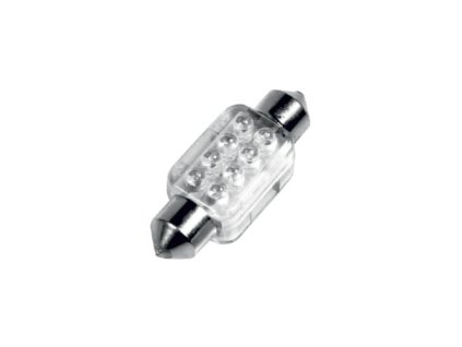 LED žiarovka SULFIT, 8 LED, biela, C5W