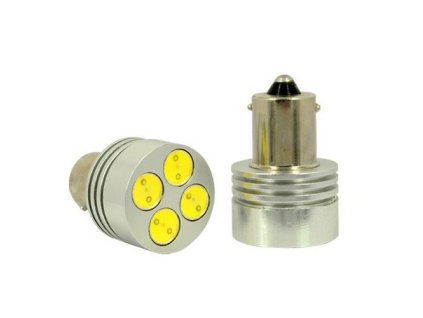 HYPER LED 1156  4 SMD x 2 chips 12V 21W biela 1ks