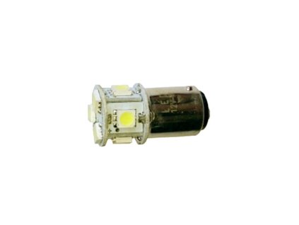HYPER LED BA15S 8 SMDX3chips 12V 21/5W biela 1ks