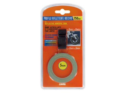 Reflexná páska na kolesá strieborná