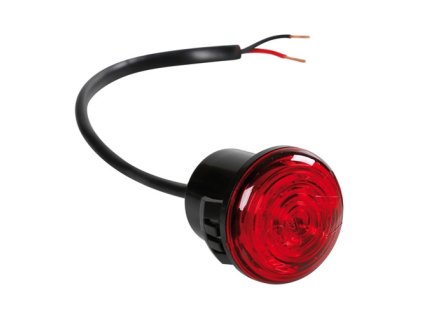 Pozičné LED svetlo 12/24V AB8 červené 30mm