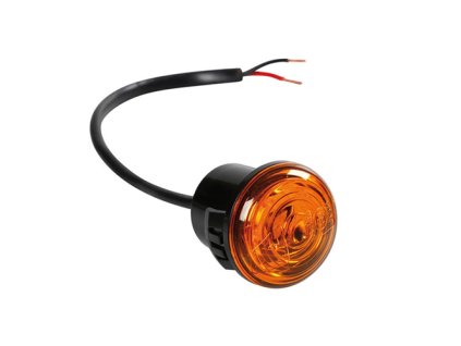 Pozičné LED svetlo 12/24V AB8 oranžové 30mm