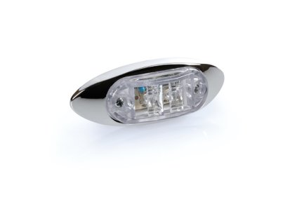Pozičné hyper 2LED svetlo 24V  biele 100mm
