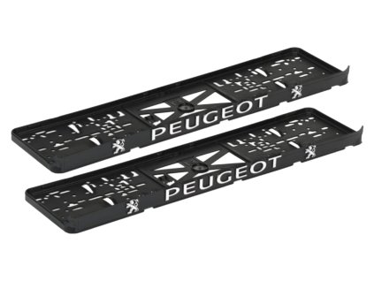 Držiak pod ŠPZ 3D Peugeot