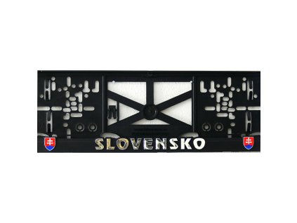 Rámček na ŠPZ SLOVENSKO – sada 2 ks
