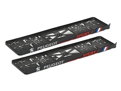 Držiak pod ŠPZ 3D Peugeot Sport