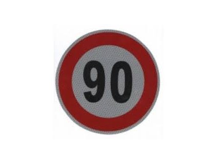 Samolepka reflexná 90 km