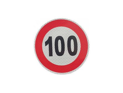 Samolepka reflexná 100 km