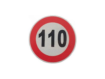 Samolepka reflexná 110 km