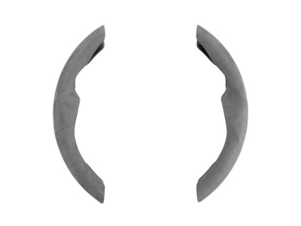 Športové rukoväte volantu sivé