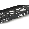 Detail 3D loga AUDI na držiaku ŠPZ