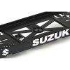 Detail 3D loga SUZUKI na držiaku ŠPZ