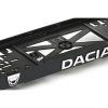 Detail 3D loga DACIA na držiaku ŠPZ
