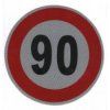 Samolepka reflexní 90 km