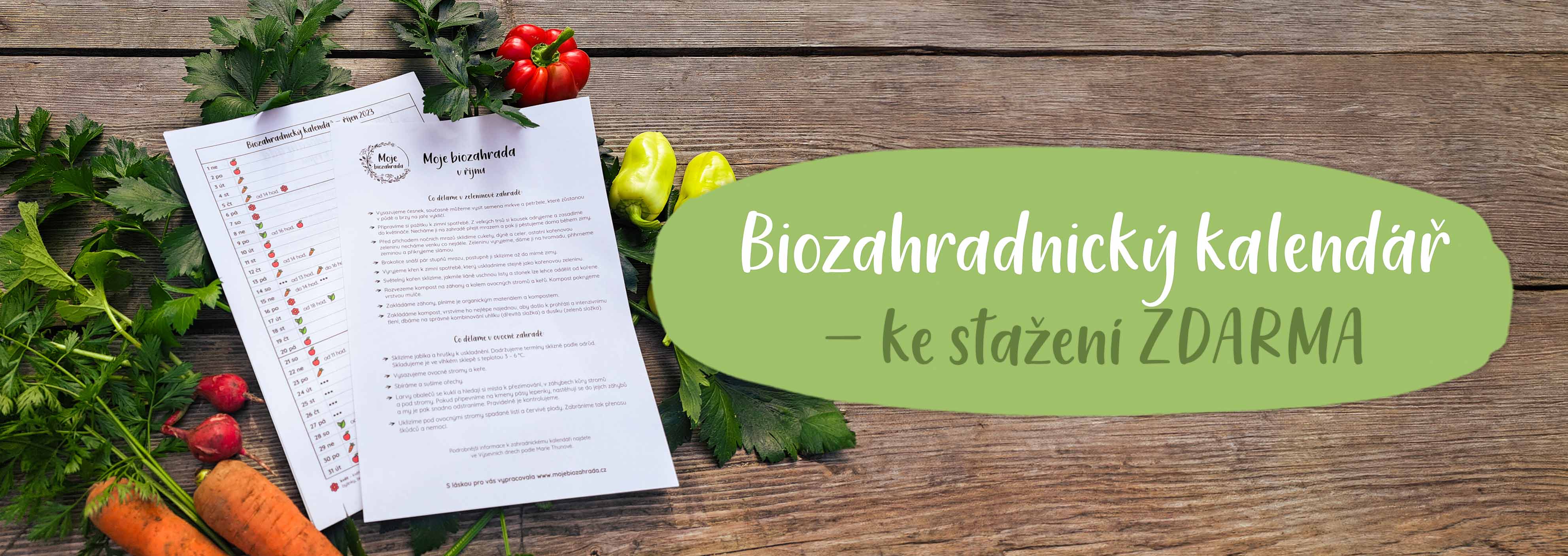 Biozahradnický kalendář ke stažení zdarma