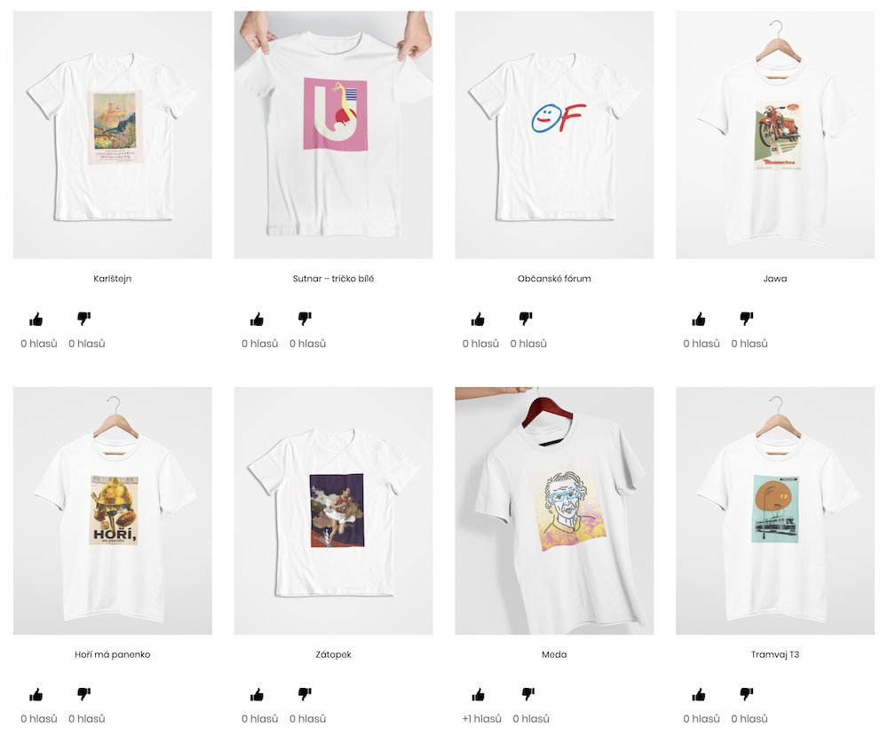 Hlasování o nové designy