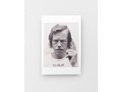 Pohlednice Havel s prstem