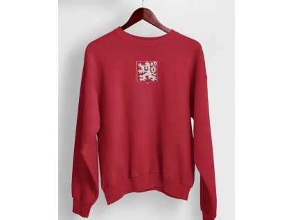 Mikina se lvem - červená