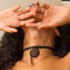 gargantilha espiral