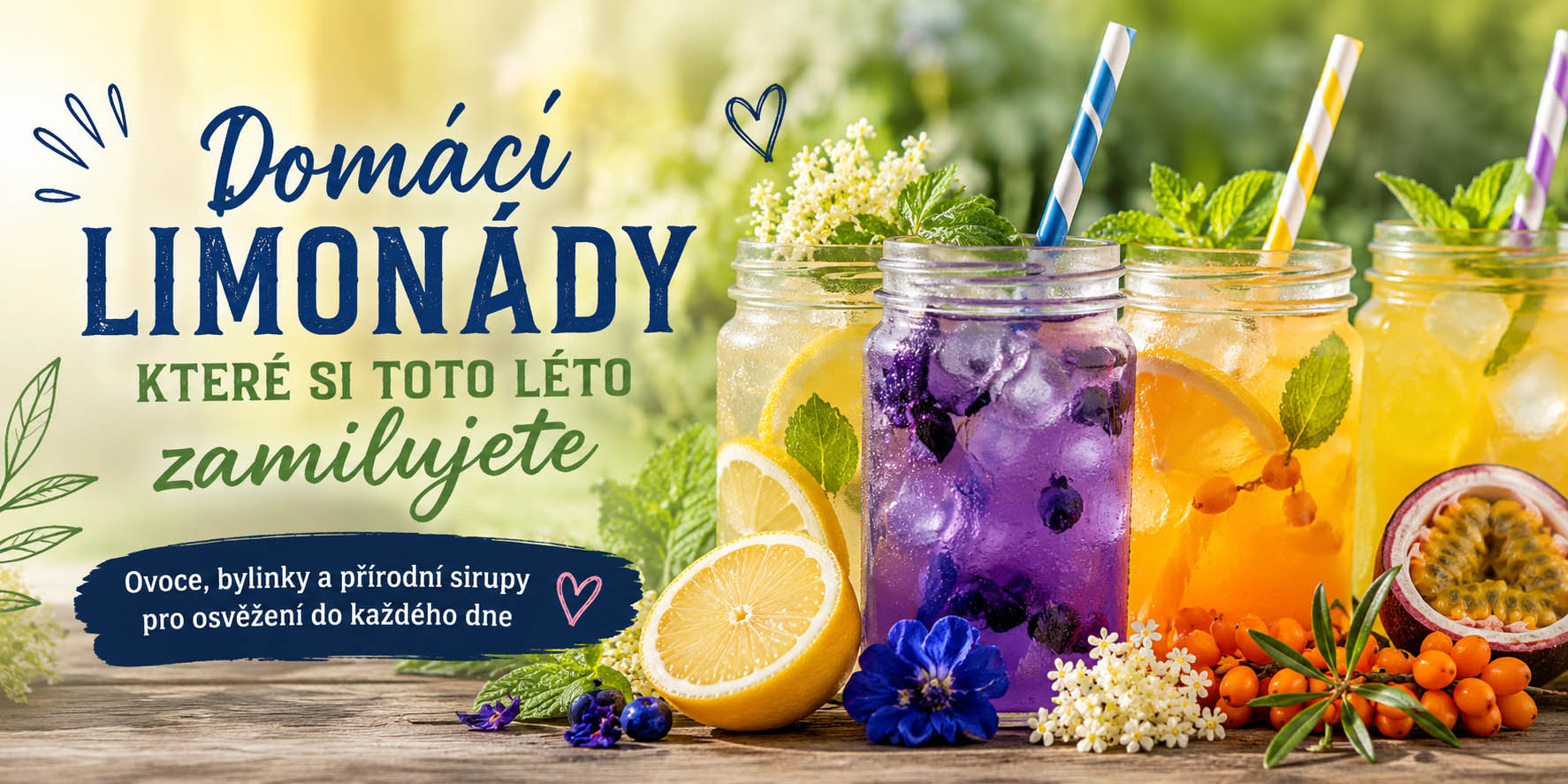 Domácí letní limonády