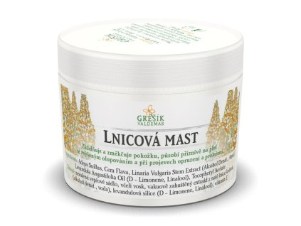 Lnicová mast Grešík, 50 ml